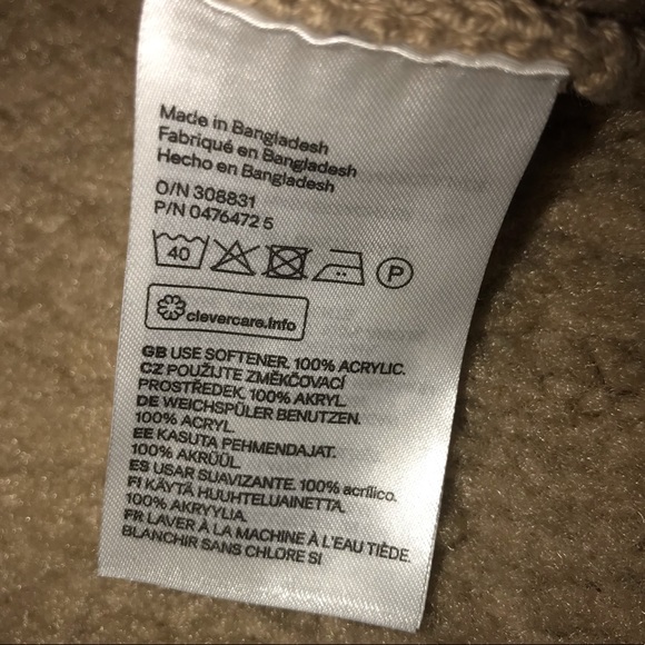 Tan V-Neck Sweater - Picture 4 of 5